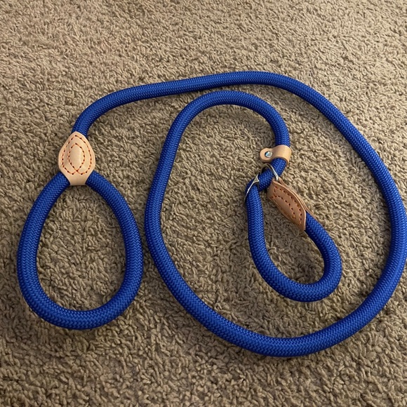 Dog Loop Collar Leash slip on heavy duty rope material - Picture 1 of 3